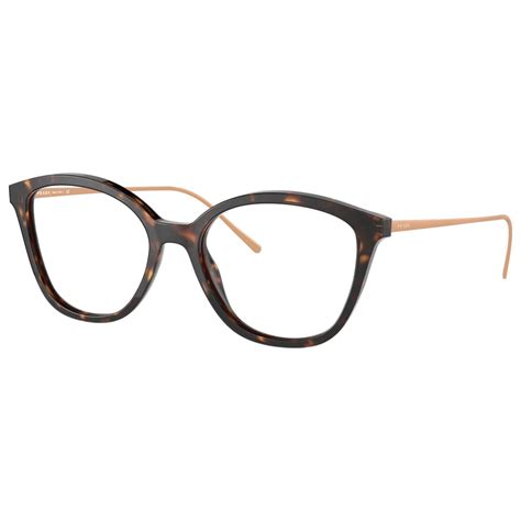 prada eyeglasses pr 11vv spotted opal brown 53-17-140|Prada Conceptual PR 11VV Square Eyeglasses.